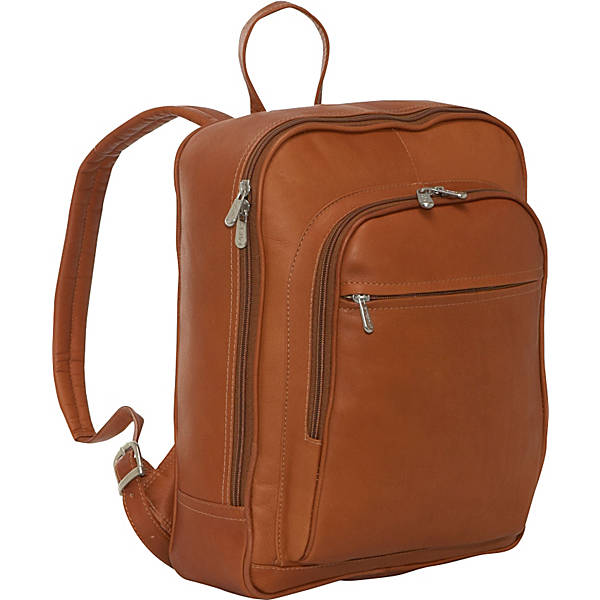 computer leather backpack FRONT POCKET COMPUTER BACKPACK – Piel Leather
