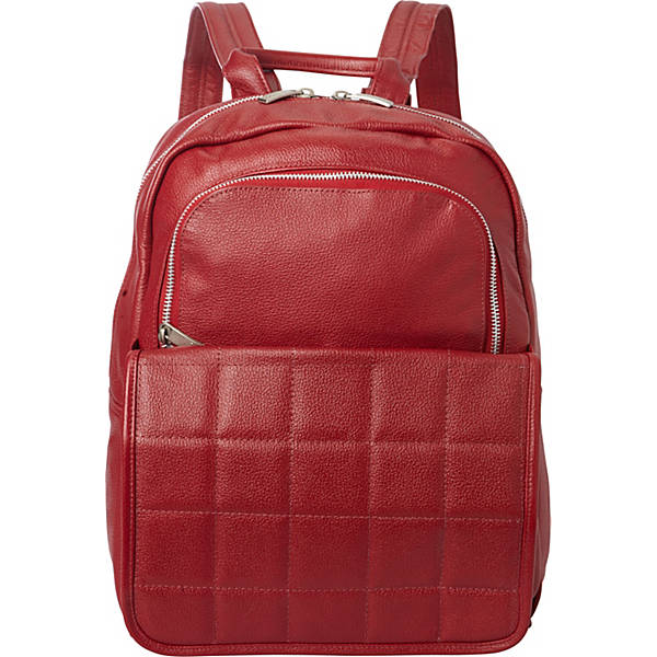 QUILTED LEATHER BACKPACK