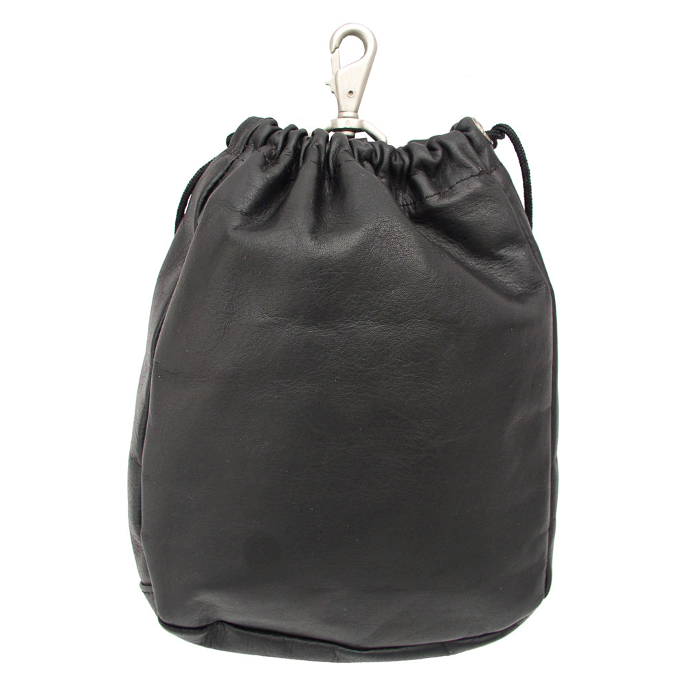 LARGE DRAWSTRING POUCH – Piel Leather