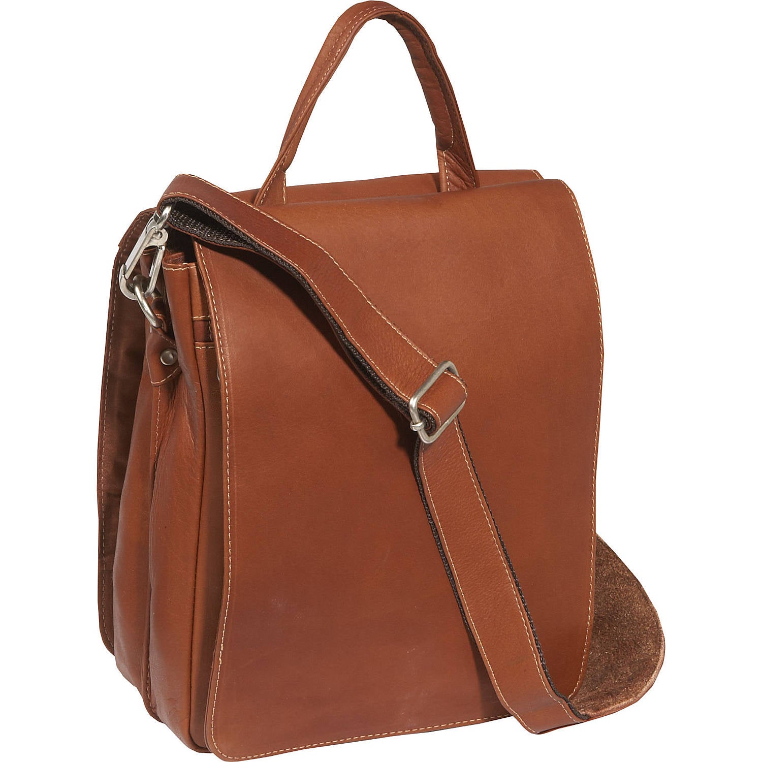Piel Leather Double Flap-over Shoulder Bag | Business Cases | Clothing &  Accessories | Shop The Exchange