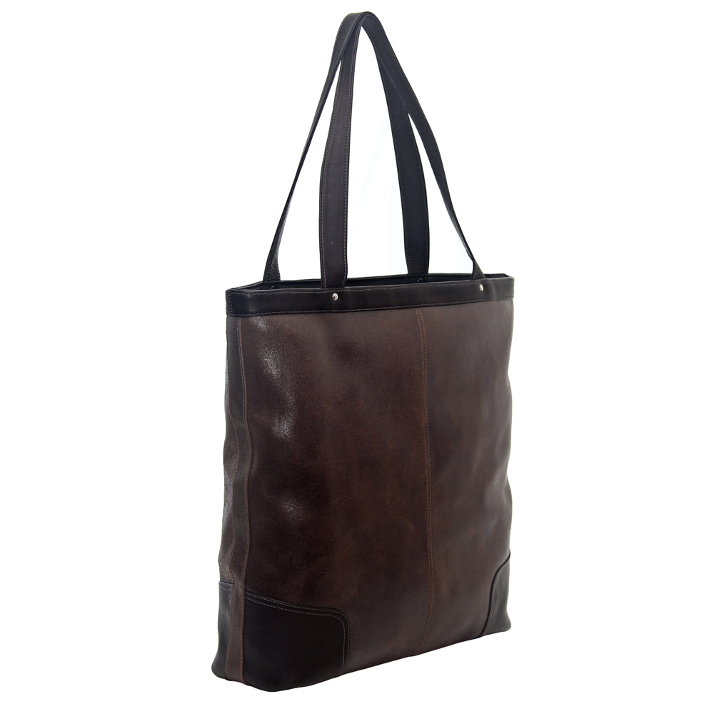 VINTAGE VERTICAL TOTE – Piel Leather