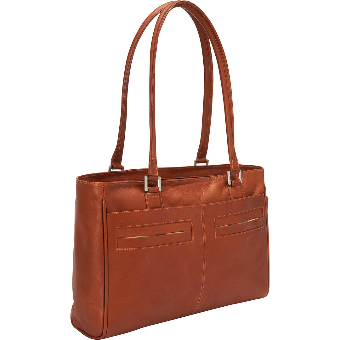 LADIES LAPTOP TOTE WITH POCKETS