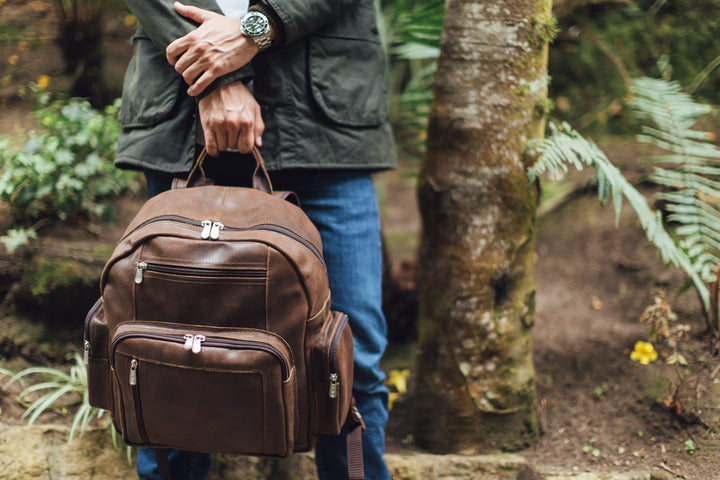 New vintage burgundy Piel leather backpack Piel | Bags | New Vintage Burgundy Piel Leather Backpack  main image 2