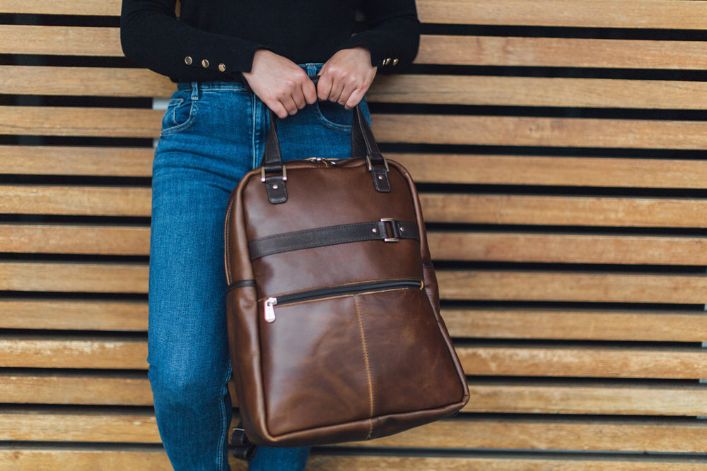 VINTAGE LAPTOP CARRY-ALL/CONVERTIBLE BACKPACK