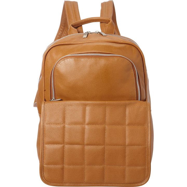 brown quilted leather backpack QUILTED LEATHER BACKPACK – Piel Leather