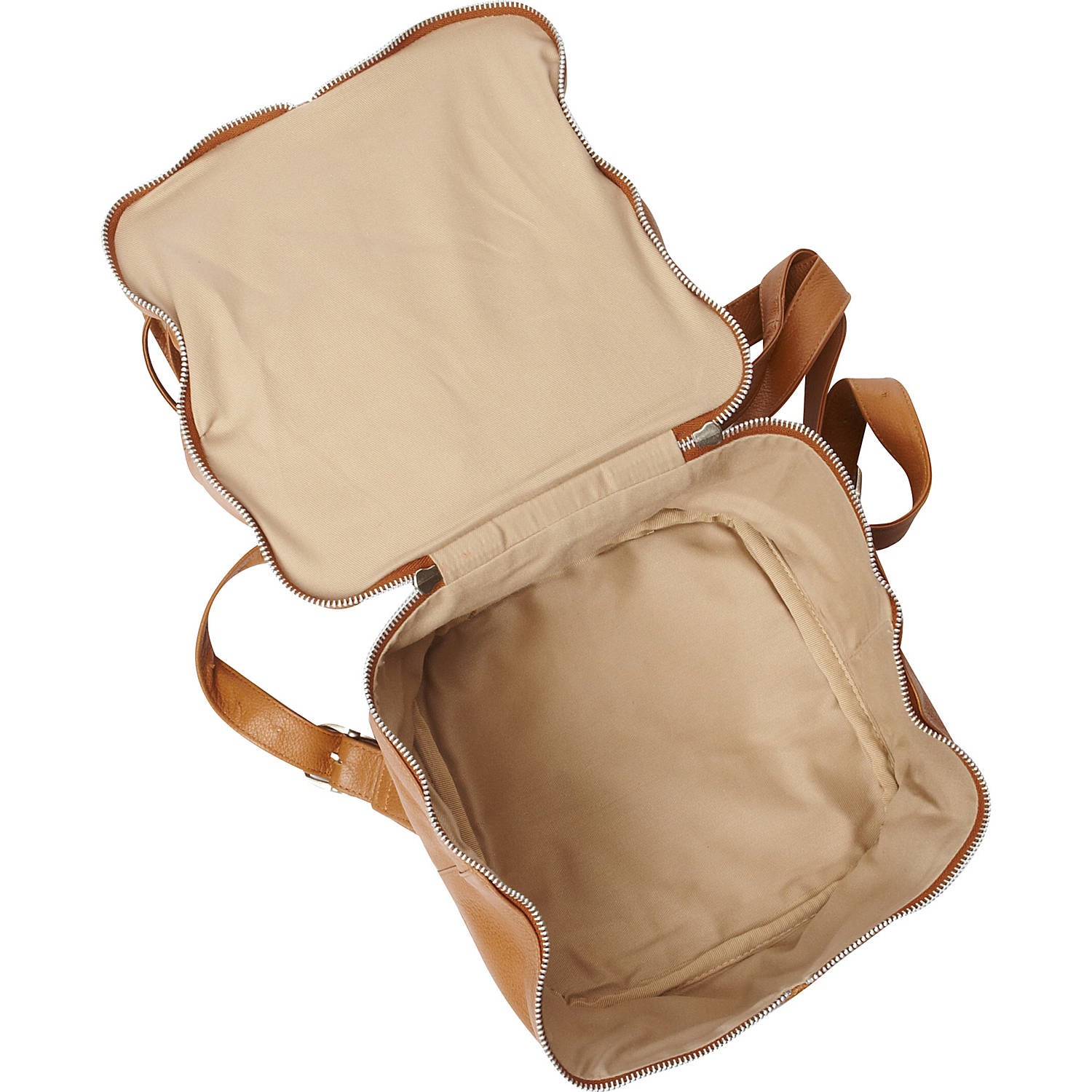 cream leather drawstring backpack LEATHER DRAWSTRING BACKPACK – Piel Leather
