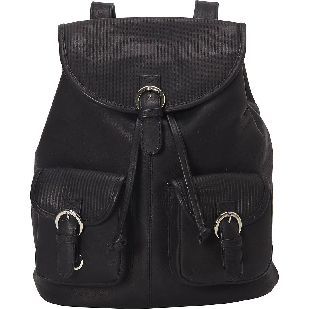 IMPRESSO SMALL TWO-POCKET BACKPACK – Piel Leather display picture 3
